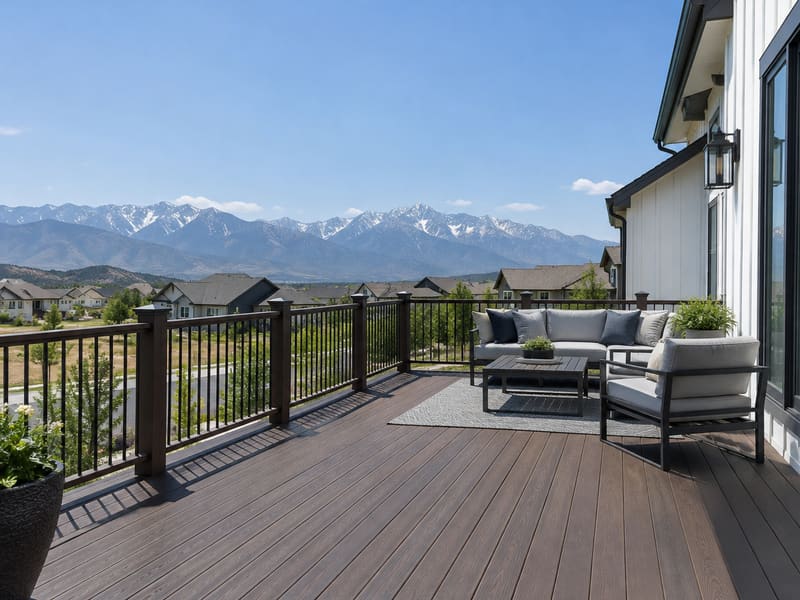 Composite Decks idea for Salt Lake City homes