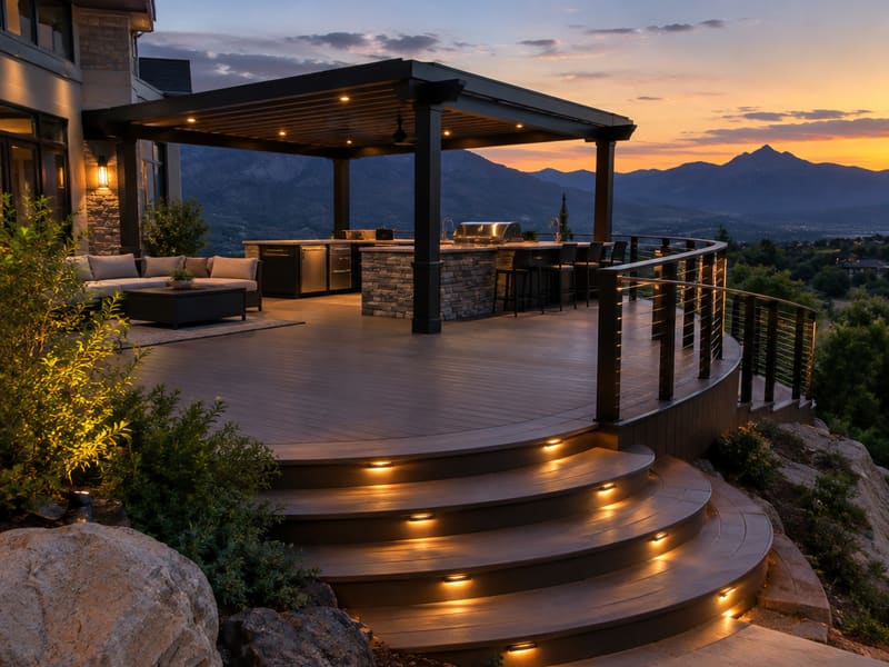 Custom Decks idea for Salt Lake City homes