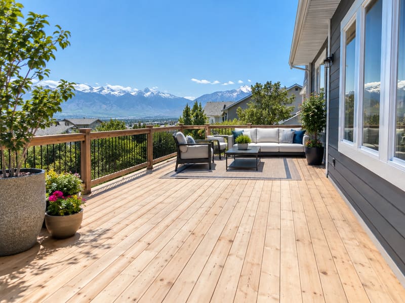 Deck Cleaning idea for Salt Lake City homes
