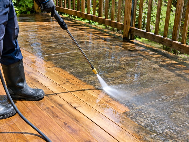 Deck Cleaning idea for Salt Lake City homes