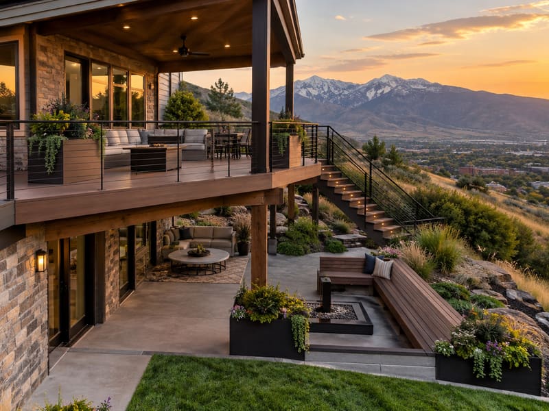 Deck Design idea for Salt Lake City homes