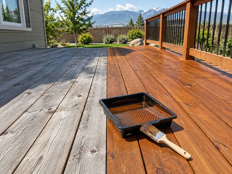 Deck Staining in Salt Lake City, Utah